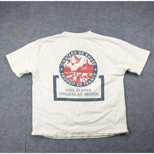 Rhude Bordeaux Wine Tee Mens Small Heavyweight Shirt Vintage Relaxed Graphic